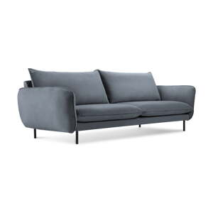 Siva sofa od baršuna Cosmopolitan Design Vienna, 200 cm