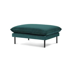 Zeleni baršunasti tabure Cosmopolitan Design Vienna, 100 x 80 cm