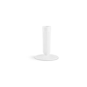 Bijeli svijećnjak od kamenine Kähler Design Hammershoi, visina 12 cm