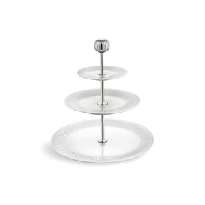 Bijeli porculanski etažer s tri nivoa Kähler Design Hammershoi Etagere, ⌀ 28 cm