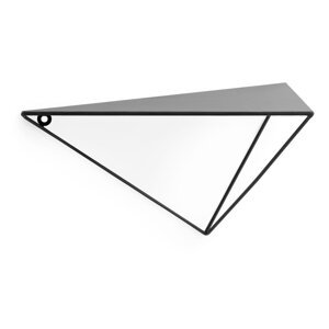 Crna metalna polica Upp – Kave Home
