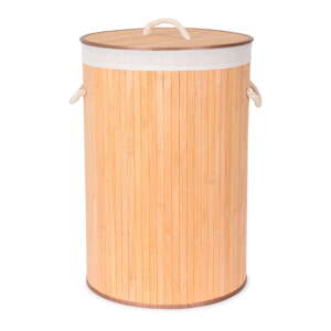Okrugla košara za rublje od bambusa Compactor Round