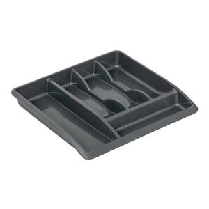 Sivi organizator za pribor za jelo Addis Classic, 40 x 38,5 cm