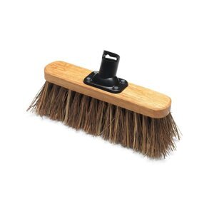 Glava za metlu s grubim palminim vlaknima Addis Varnished, 26,5 cm