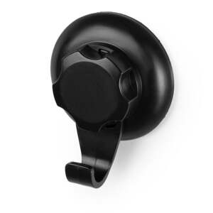 Set s 4 crne samoljepljive kukice Compactor Bestlock Black Small Hooks, ⌀ 5,4 cm