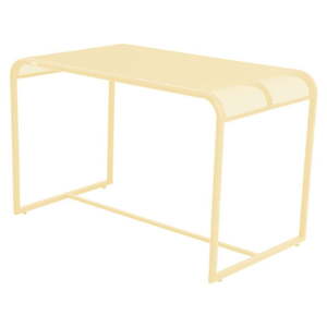Žuti metalni balkonski stol Garden Pleasure MWH, 63 x 110 cm