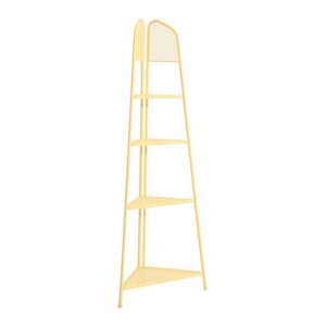 Žuta metalna kutna polica za balkon Garden Pleasure MWH, visina 180 cm