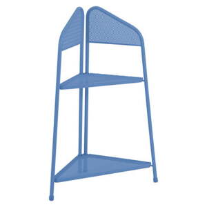 Plava metalna kutna polica za balkon Garden Pleasure MWH, visina 100 cm