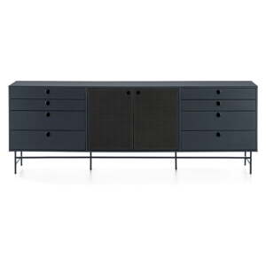Crno-plava komoda Teulat Punto širine 212 cm