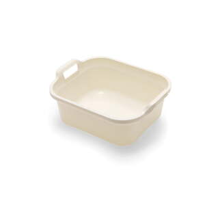 Krem plastični lavor s dvije ručke Addis, 39 x 32 x 14 cm