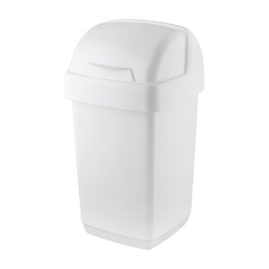 Bijeli koš za smeće Addis Roll Top, 22,5 x 23 x 42,5 cm