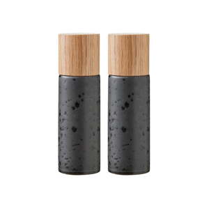 Set od 2 crna mlinca za sol i papar Bitz Basics Black