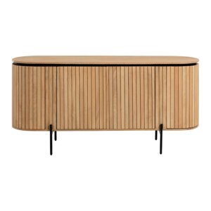 Niska komoda od masivnog manga u prirodnoj boji 170x80 cm Licia – Kave Home