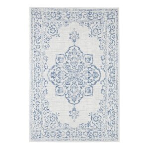 Plavo-krem vanjski tepih NORTHRUGS Tilos, 200 x 290 cm