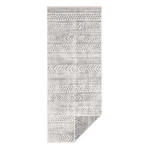 Sivo-krem vanjski tepih NORTHRUGS Biri, 80 x 350 cm