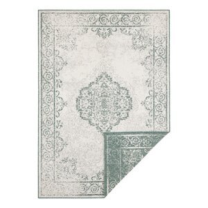 Zeleno-krem vanjski tepih NORTHRUGS Cebu, 80 x 150 cm