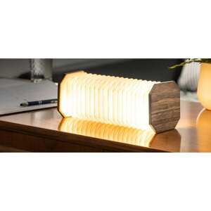 Smeđa LED stolna lampa s mogućnosti zatamnjivanja (visina 3,5 cm) Accordion – Gingko