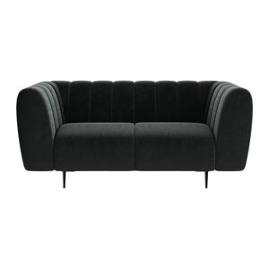 Tamnosiva baršunasta sofa Ghado Shel, 170 cm