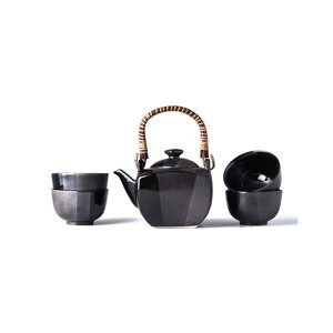 Crni set za čaj MIJ Gunmetal