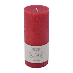 Crvena svijeća Rustic candles by Ego dekor Rust, vrijeme gorenja 58 h