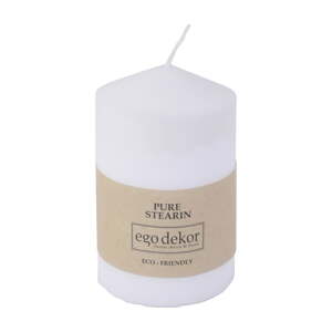 Bijela svijeća Eco candles by Ego dekor Top, vrijeme gorenja 25 h