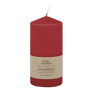 Crvena svijeća Eco candles by Ego dekor Top, vrijeme gorenja 30 h