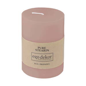 Roza svijeća Eco candles by Ego dekor Friendly, vrijeme gorenja 37 h