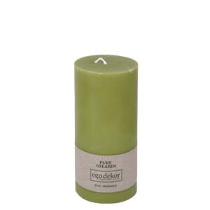 Zelena svijeća Eco candles by Ego dekor Friendly, vrijeme gorenja 50 h