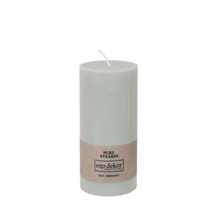 Tirkizno plava svijeća Eco candles by Ego dekor Friendly, vrijeme gorenja 50 h