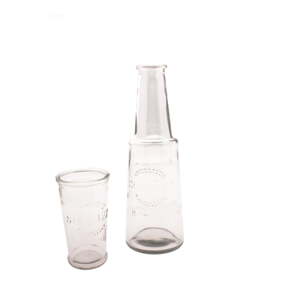 Stakleni karafe sa čašom, 800 ml