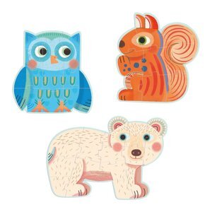 Set od 3 djece zagonetke Djo Forest