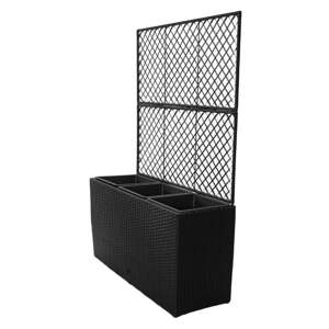 Crna vrtna žardinjera za cvijeće Bonami Essentials Wall