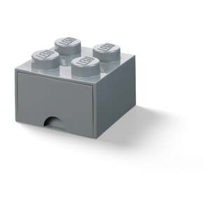Dječja tamno siva kutija s LEGO® ladicom