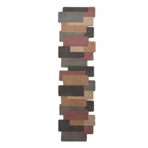 Vunena staza Flair Rugs Collage Earthy, 60 x 230 cm