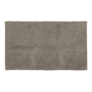 Smeđa pamučna prostirka za kupaonicu Tiseco Home Studio Luca, 60 x 100 cm
