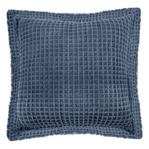 Plavi pamučni ukrasni jastuk Tiseco Home Studio Waffle, 45 x 45 cm