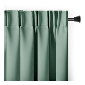 Svijetlo zelena zatamnjujuća/termo izolacijska zavjesa 140x270 cm Pleat – Restilo