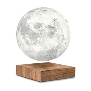 Smeđa LED stolna lampa (visina 14 cm) Moon – Gingko