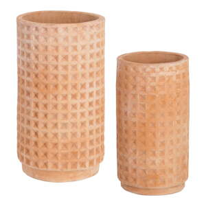 Set od 2 terakota posude Kave Home Celi