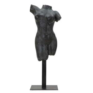 Crni ukrasni kipić Mauro Ferretti Museum Woman