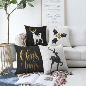 Set od 4 ukrasne jastučnice Minimalist Cushion Covers Christmas, 55 x 55 cm
