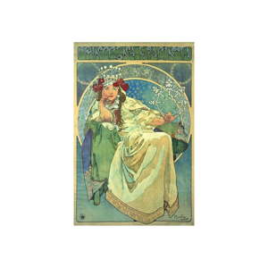 Reprodukcija slike Alfons Mucha - Princess Hyanin, 60 x 40 cm