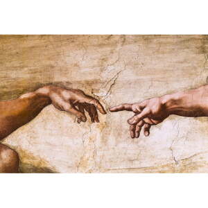 Reprodukcija slike Michelangelo Buonarroti - Creation of Adam, 70 x 45 cm