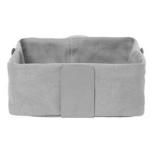 Svijetlo siva tekstilna košara za kruh Blomus Bread, 26 x 26 cm