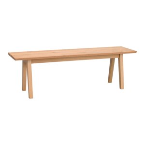 Drvena blagovaonska klupa u hrastovom dekoru Rowico Melfort, 144 x 38 cm