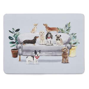 Podmetač od pluta 4 kom 21,5x29 cm Curious Dogs - Cooksmart ®