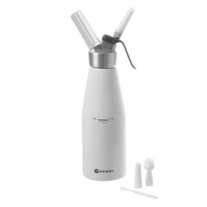 Bijela aluminijska boca za šlag Hendi Kitchen Line, 500 ml