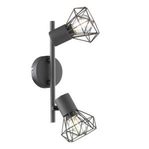 Crni reflektor 8x25 cm Ran – Fischer & Honsel