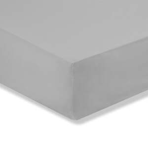Siva plahta od egipatskog pamuka Bianca Silver, 135 x 190 cm