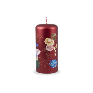 Crvena svijeća Unipar Flower Paradise, vrijeme gorenja 73 h